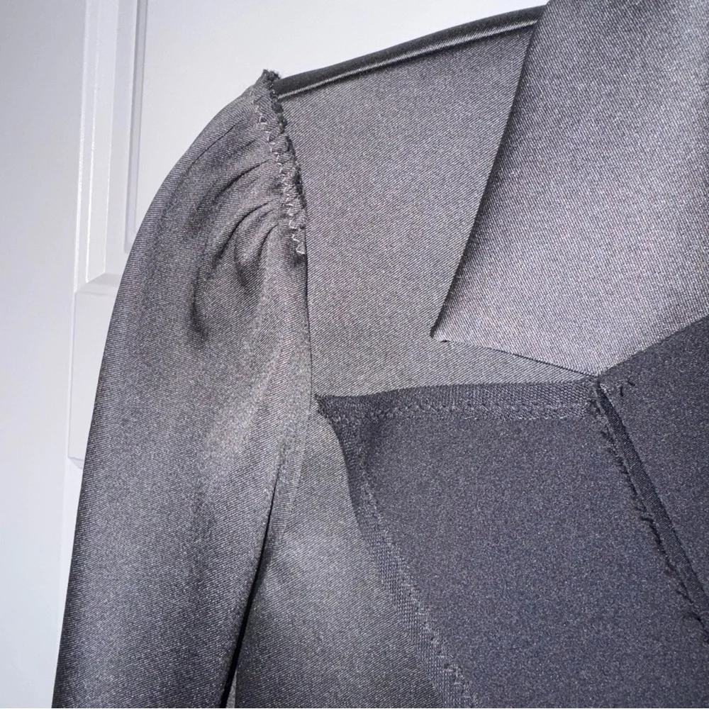 Designer Marie Saint Pierre Asymmetric Statement Long Coat Black & Navy 2 🖤 - Picture 8 of 13